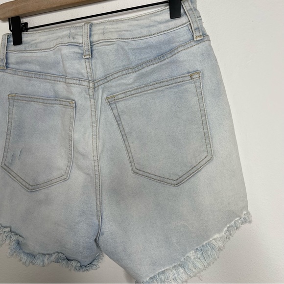 WE THE FREE Crvy Vintage High Rise Short Light Blue Wash Revolve Free People 28 - Picture 13 of 16